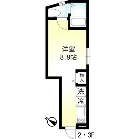 曳舟駅 徒歩8分 2階の物件間取画像